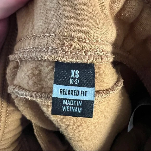 Carhartt Relaxed Fit Fleece Joggers Sweatpants Brown Size XS 0 - 2 Women’s - Picture 6 of 6